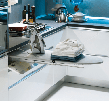 hidden ironing board