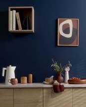 Wooden Joinery Dark Blue Wall Colour 2021